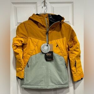 Picture Organic Clothing Girls’ Size 10 Seady Insulated Jacket NWT Ski Snowboard